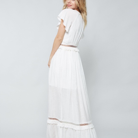 Maxi White Dress - Picture 2 of 2